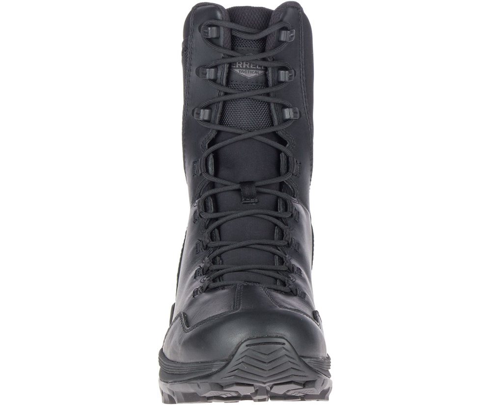 Kozaki Merrell Damskie Czarne - Rogue 8\" Waterproof Tactical - 705196-PYD